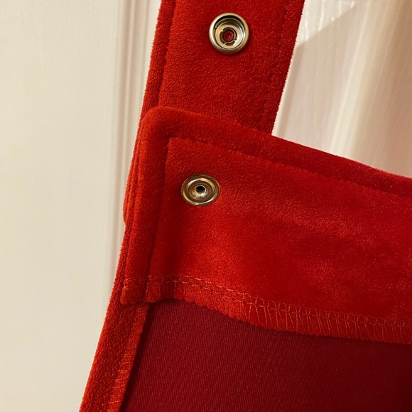 Suede overall dress - Picture 7 of 7